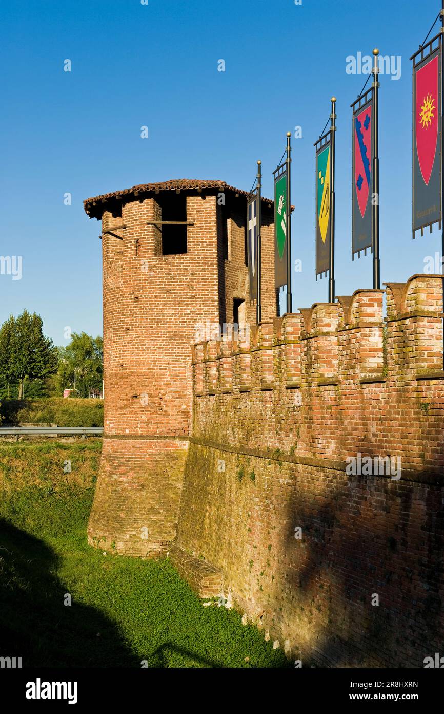 Château de Visconti. Legnano. Lombardie. Italie Banque D'Images