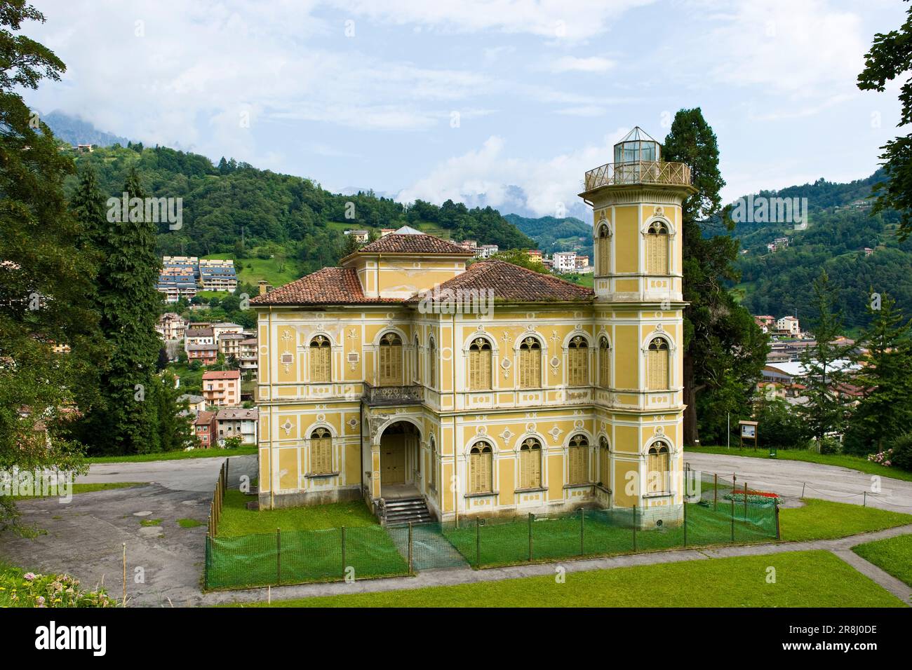 Recoaro terme. Thermae. Villa Tonello Banque D'Images