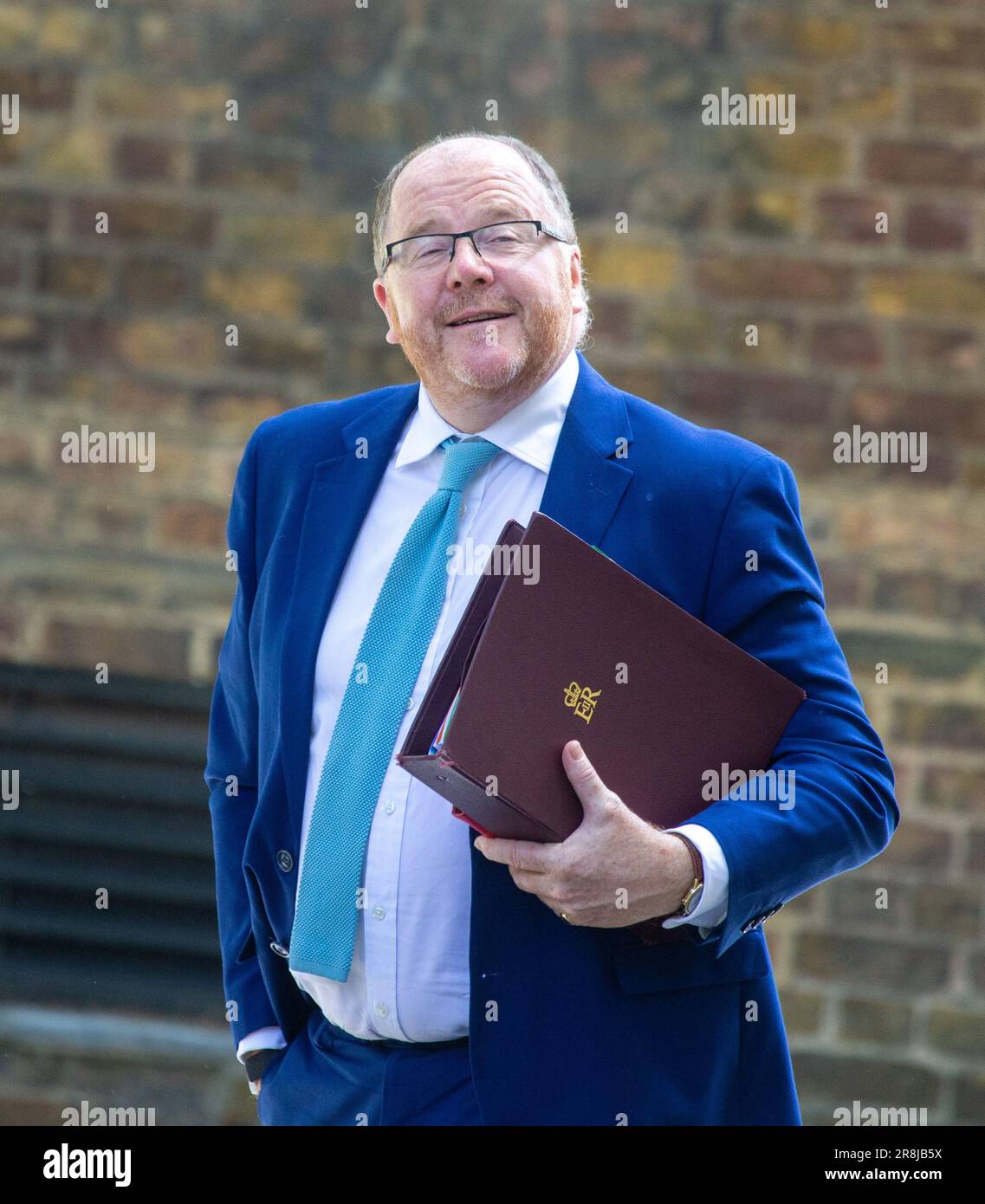 Londres, Angleterre, Royaume-Uni. 21st juin 2023. Le ministre d'État (ministre des Sciences, de la recherche et de l'innovation), GEORGE FREEMAN, est vu à Downing Street. (Credit image: © Tayfun Salci/ZUMA Press Wire) USAGE ÉDITORIAL SEULEMENT! Non destiné À un usage commercial ! Banque D'Images