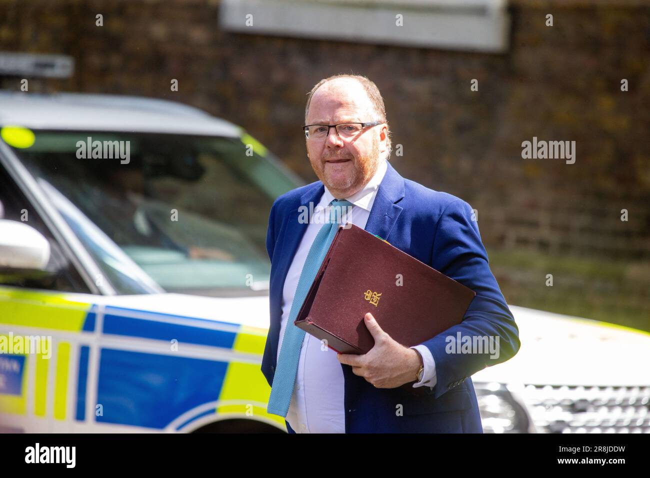 Londres, Angleterre, Royaume-Uni. 21st juin 2023. Le ministre d'État (ministre des Sciences, de la recherche et de l'innovation), GEORGE FREEMAN, est vu à Downing Street. (Credit image: © Tayfun Salci/ZUMA Press Wire) USAGE ÉDITORIAL SEULEMENT! Non destiné À un usage commercial ! Banque D'Images