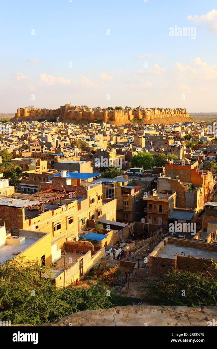 Jaisalmer - la ville dorée de l'Inde Banque D'Images