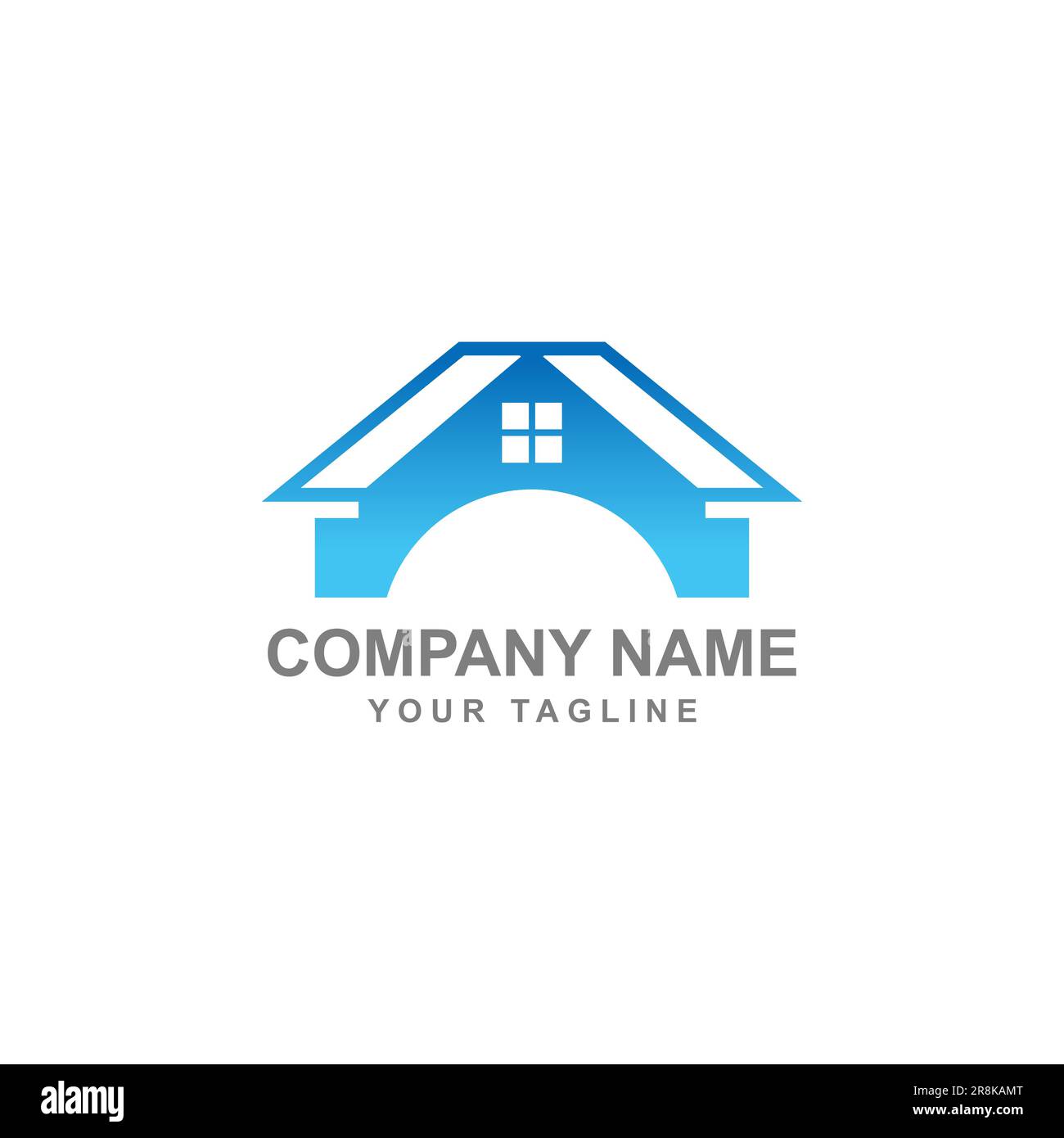 Logo immobilier. Creative résumé logo immobilier et modèle de carte de visite.EPS 10 Illustration de Vecteur