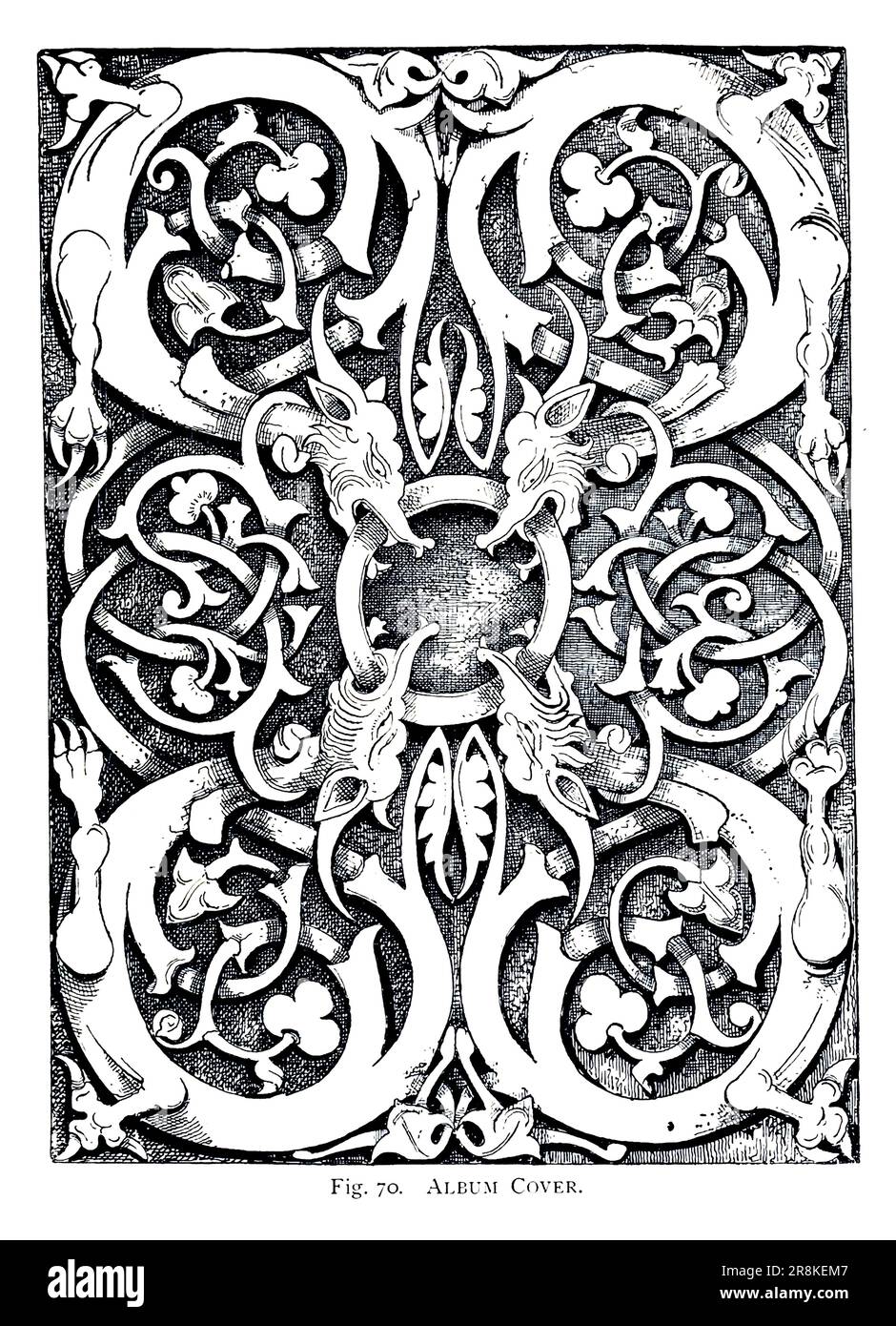 Pochette de l'album croquis de l'album ' A Manual of Wood Carving ' de Leland, Charles Godfrey, 1824-1903; et Holtzapffel, John Jacob Date de publication 1891 par New York, Scribner Banque D'Images