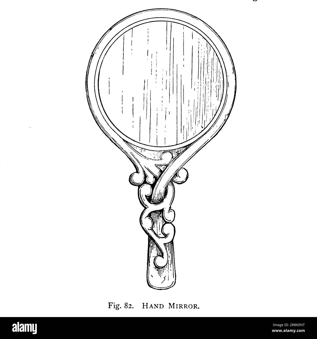 Miroir à main en bois croquis de ligne de l'ouvrage « Un manuel de sculpture en bois » de Leland, Charles Godfrey, 1824-1903; et Holtzapffel, John Jacob Date de publication 1891 par New York, Scribner Banque D'Images Miroir à main en bois croquis de ligne de l'ouvrage « Un manuel de sculpture en bois » de Leland, Charles Godfrey, 1824-1903; et Holtzapffel, John Jacob Date de publication 1891 par New York, Scribner Banque D'Images