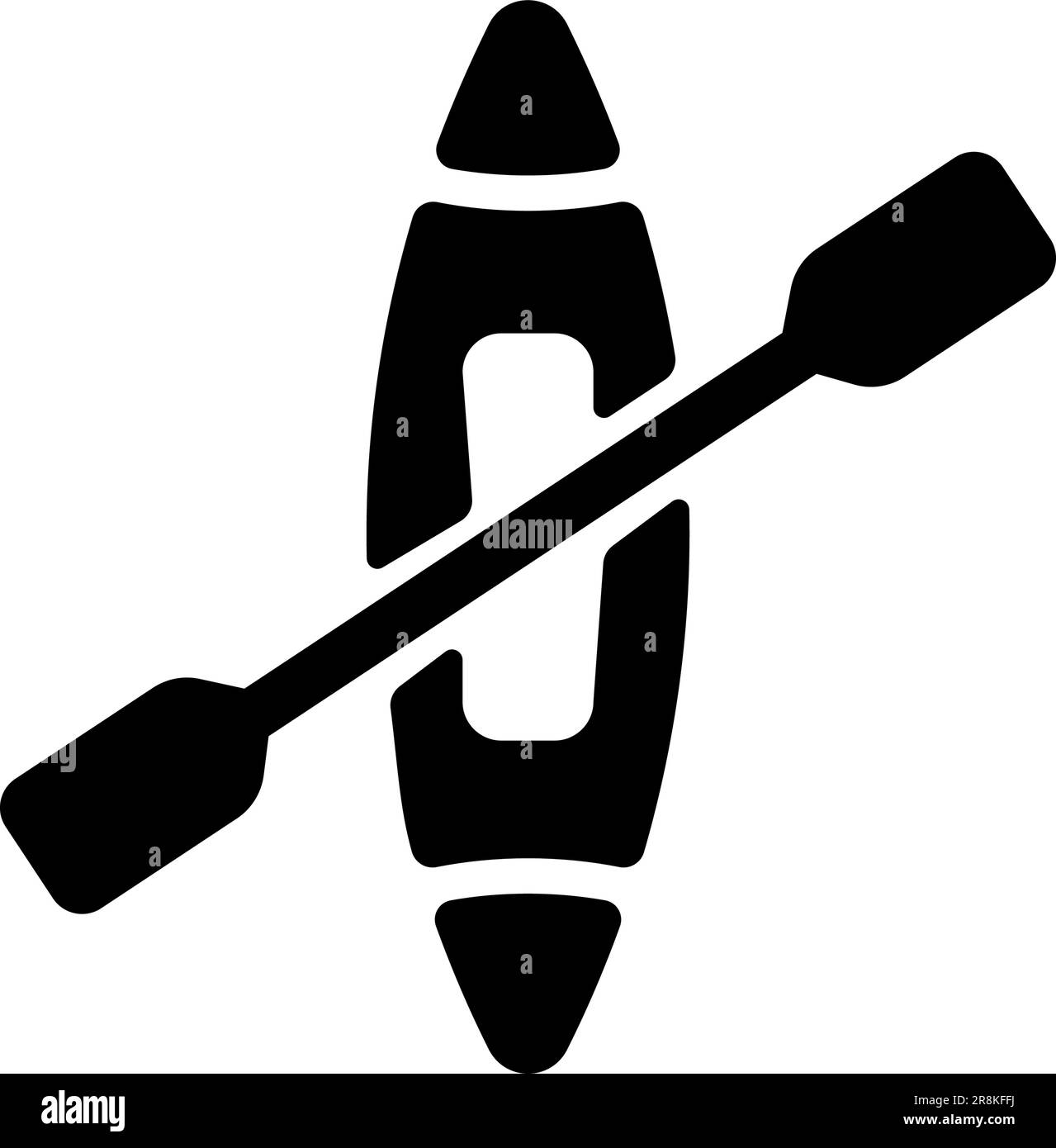 Canoë , kayak vecteur icône illustration Illustration de Vecteur