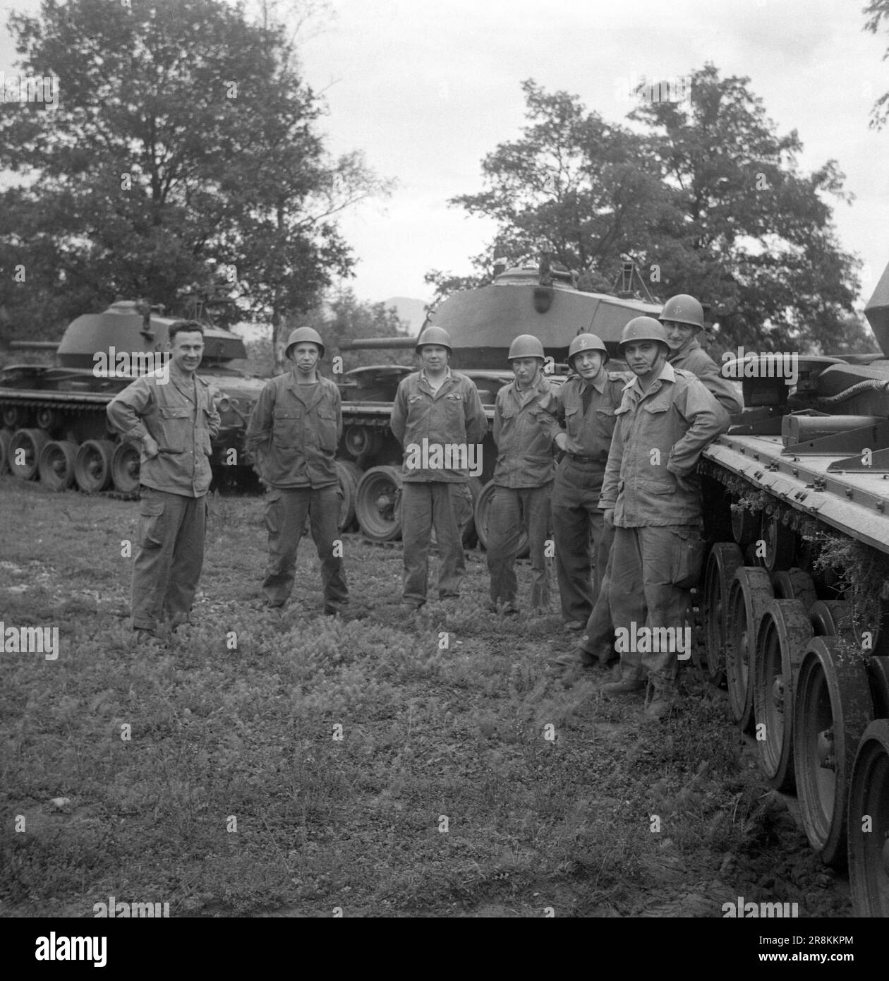 M24 Chaffee - Französisches Heer / Armée de terre française / Armée de terre / troupes Coloniales / troupes de Marine - Leichter Panzer M24 Chaffee / Light Tank M24 Chaffee / Char Leger M24 Chaffee Banque D'Images