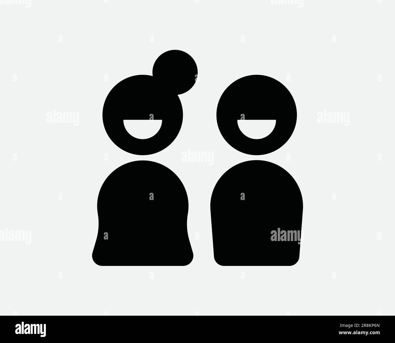 Icône rire. Rire rire joie joie émotion sourire drôle expression de blague. Signe blanc noir symbole Illustration graphique Clipart EPS Vector Illustration de Vecteur