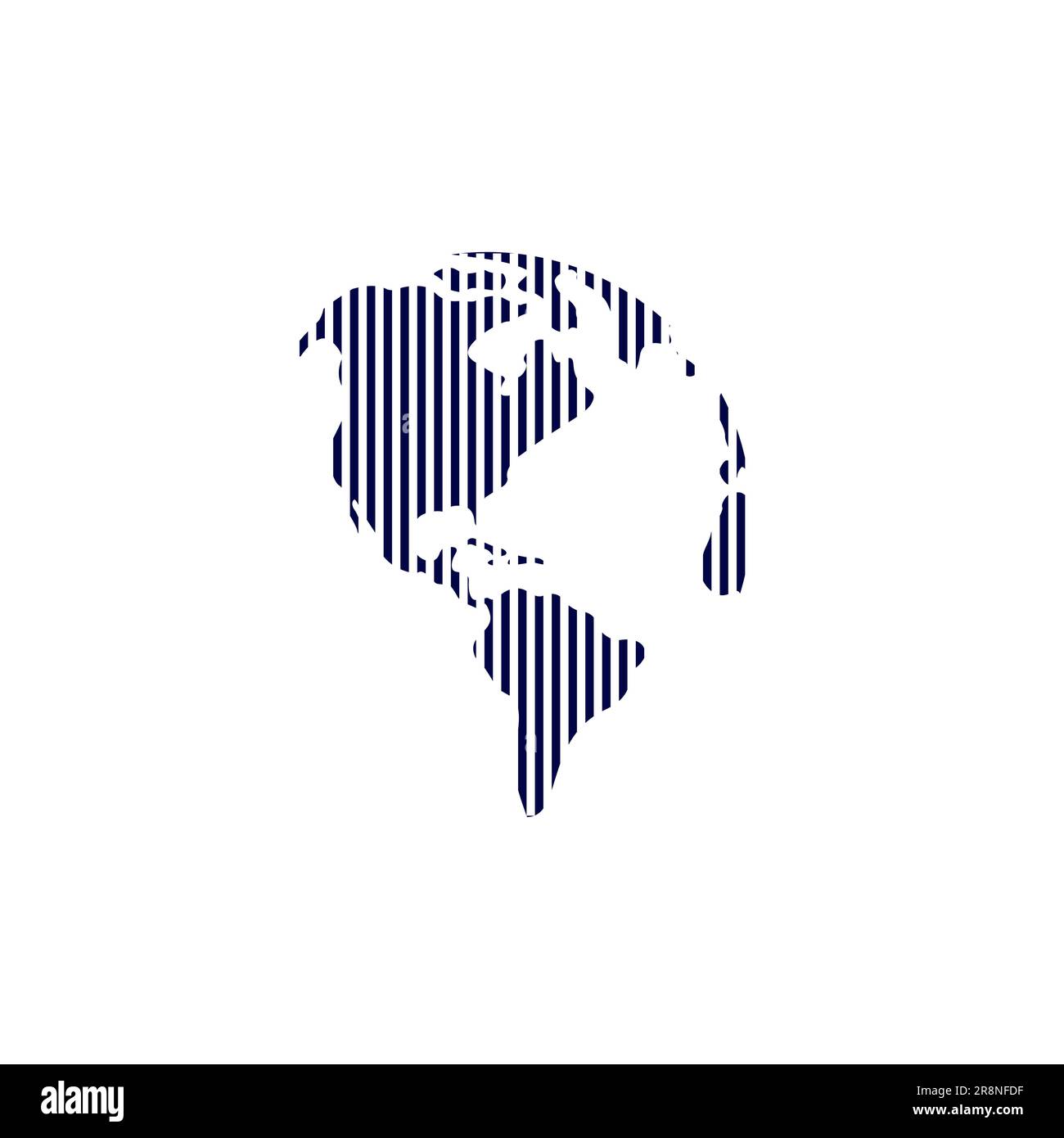 Logo Earth Abstract. Cartes Illustration vectorielle Illustration de Vecteur
