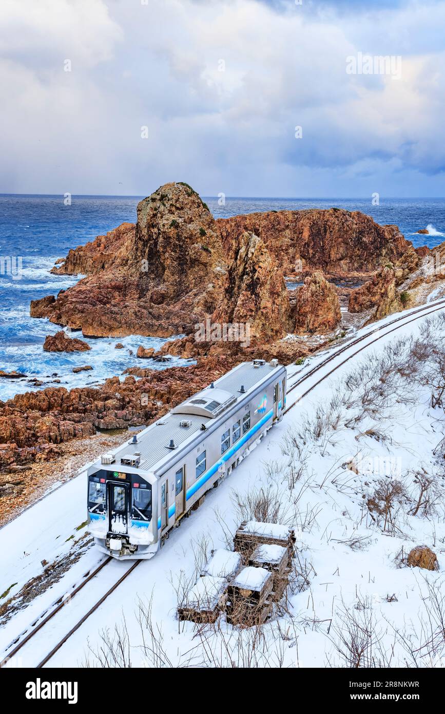 Gono Line en hiver Banque D'Images