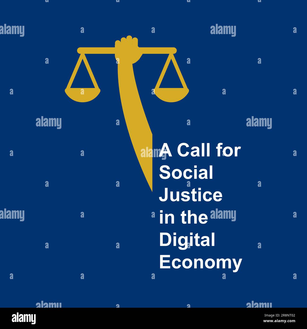 illustration pour célébrer la journée mondiale de la justice internationale Illustration de Vecteur