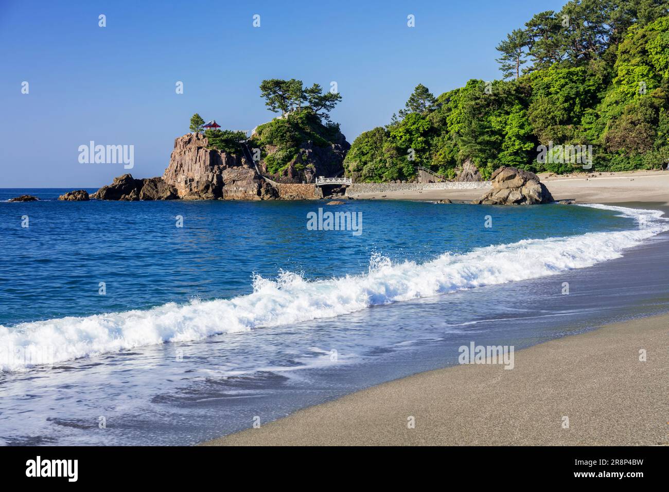 Plage de Katsura Banque D'Images