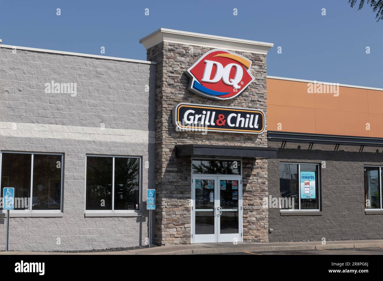 Lafayette 21 juin 2023 restaurant Dairy Queen. DQ est une filiale