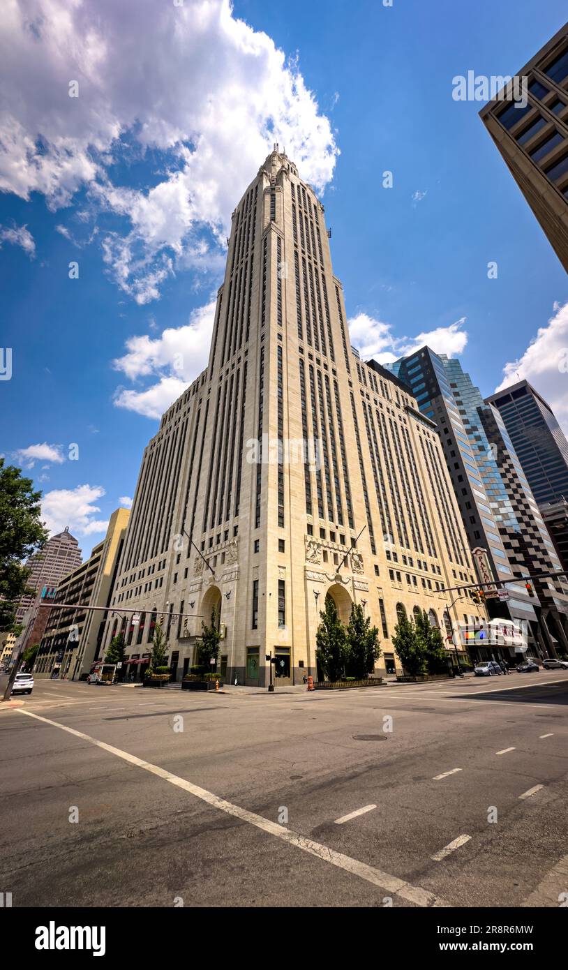 Leveque Tower dans le centre-ville de Columbus - COLUMBUS, ÉTATS-UNIS - 05 JUIN 2023 Banque D'Images