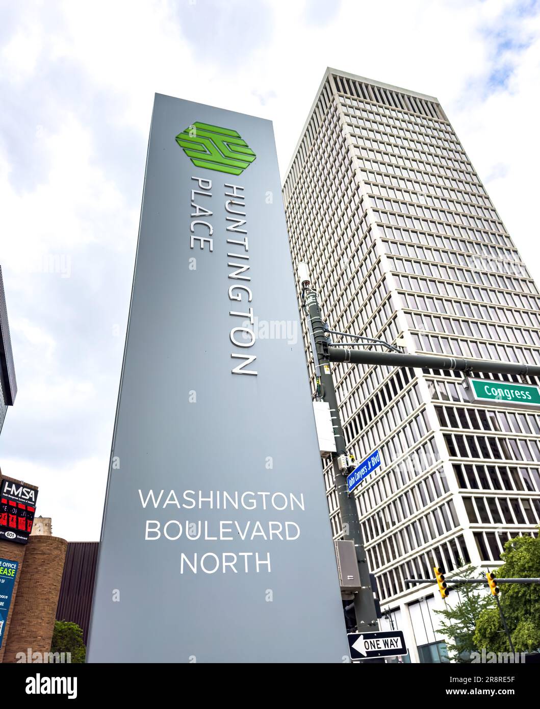 Huntington place Convention Center - DETROIT, MICHIGAN - 10 JUIN 2023 Banque D'Images