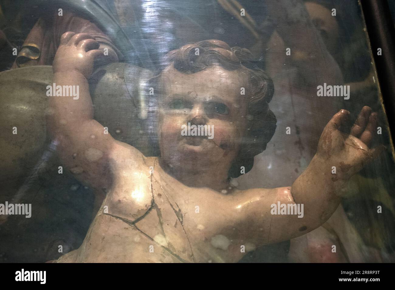 Antonio Roasio di Bardineto (1809-1886) sculpture italienne dans la cathédrale de Maria Vergine Assunta, (Vierge Marie assumée.) CEVA Italie. 2010S HOMER SYKES Banque D'Images