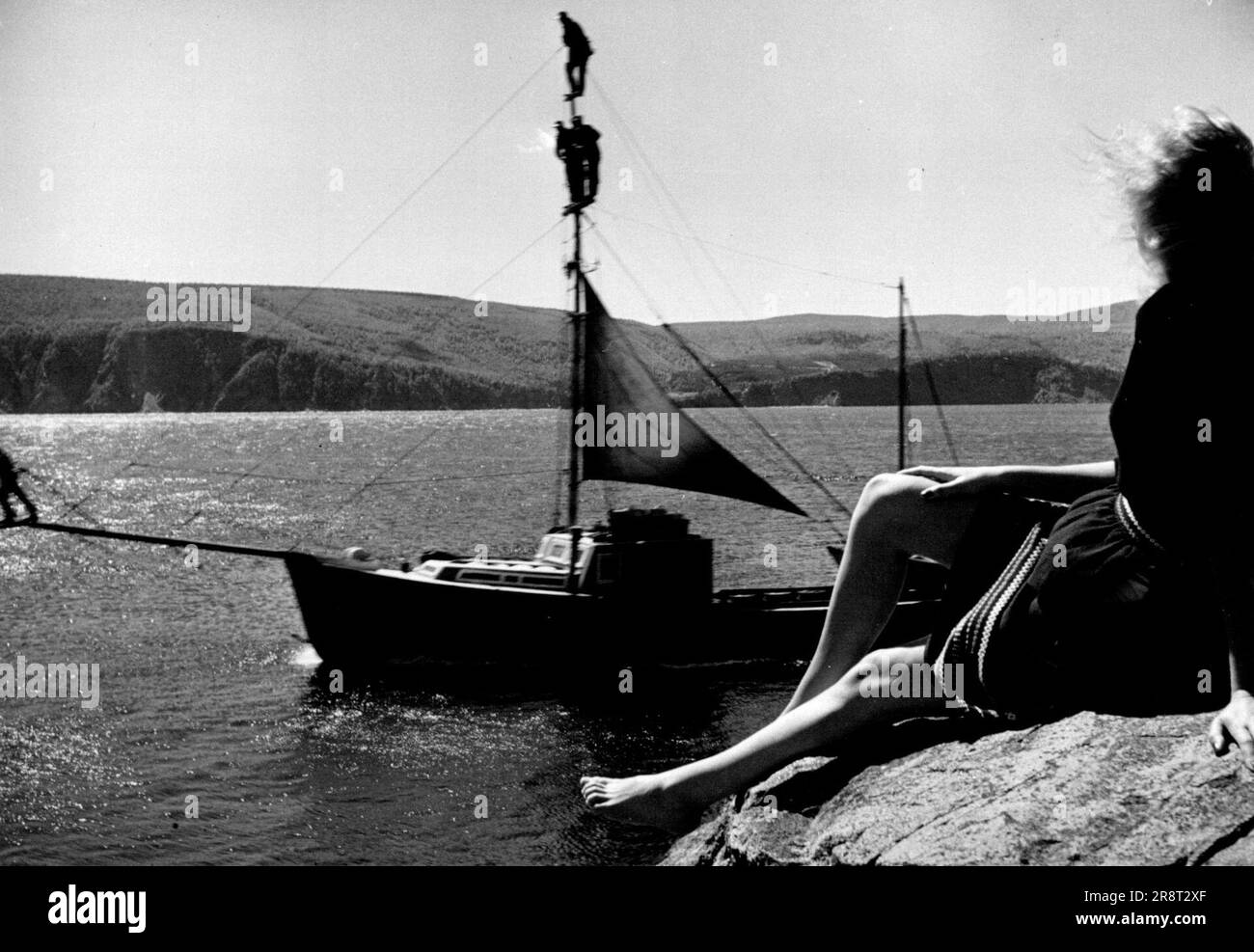 Clans écossais -- Nouvelle-Écosse. 18 juillet 1949. (Photo de Cowles Syndicate). Banque D'Images