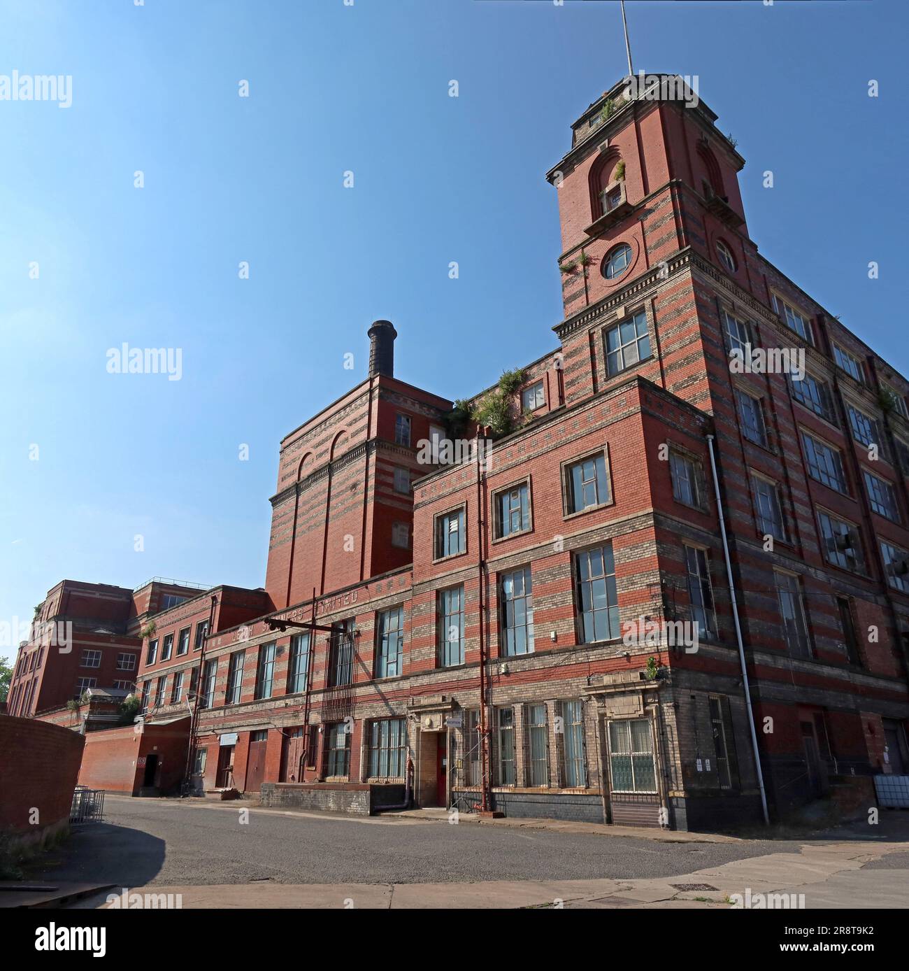 Leigh Spinners Mill, Park LN, Leigh, Wigan, Lancashire, Angleterre, Royaume-Uni, WN7 2LB - aujourd'hui un centre d'art patrimonial Banque D'Images