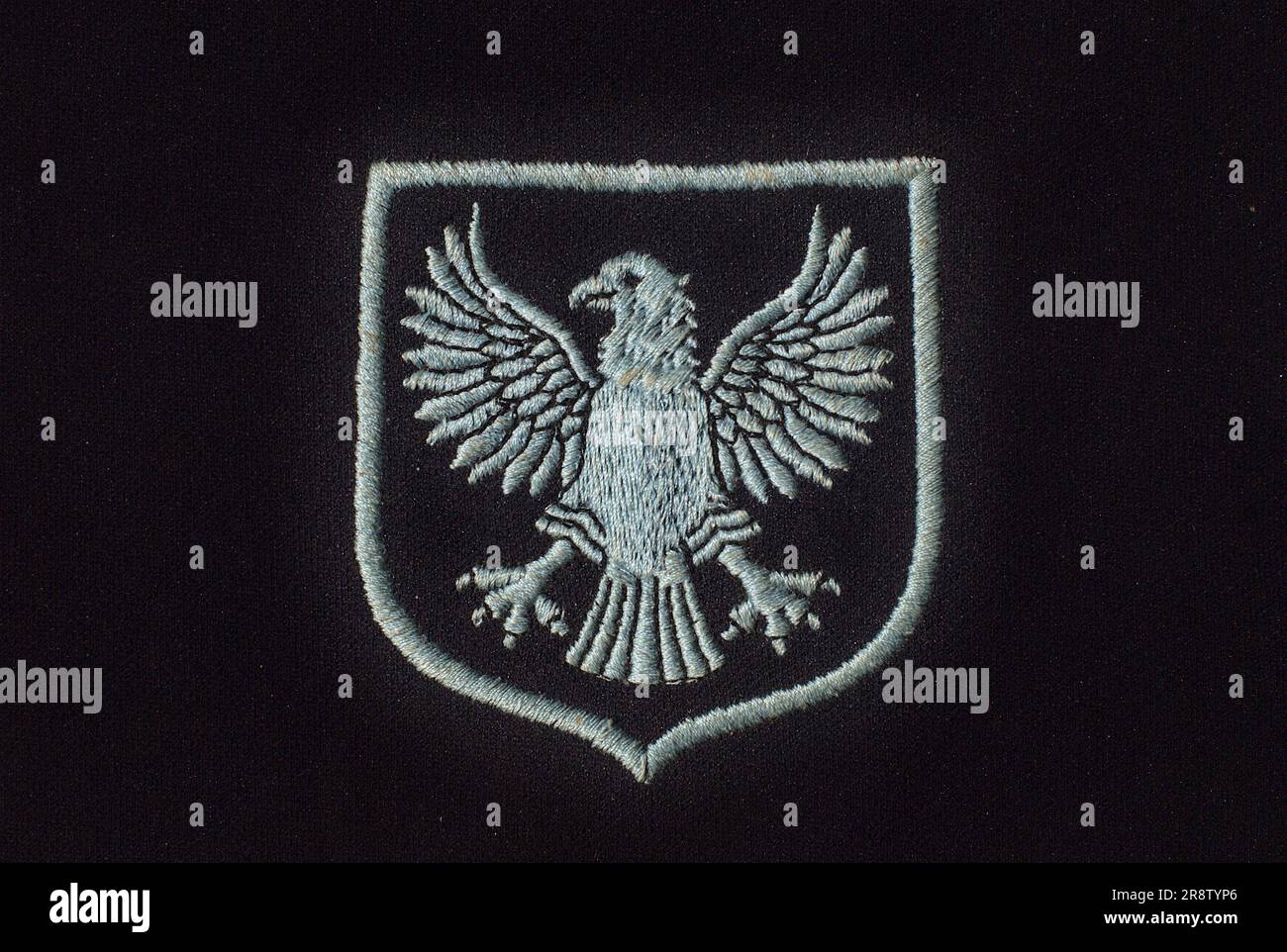 Bradbury Central School, Hale, Cheshire - 1970s blazer badge Banque D'Images