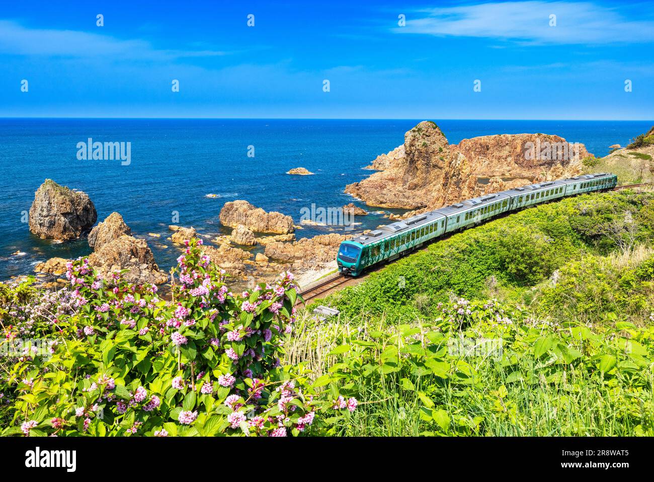 Gono-Line et la mer du Japon Banque D'Images