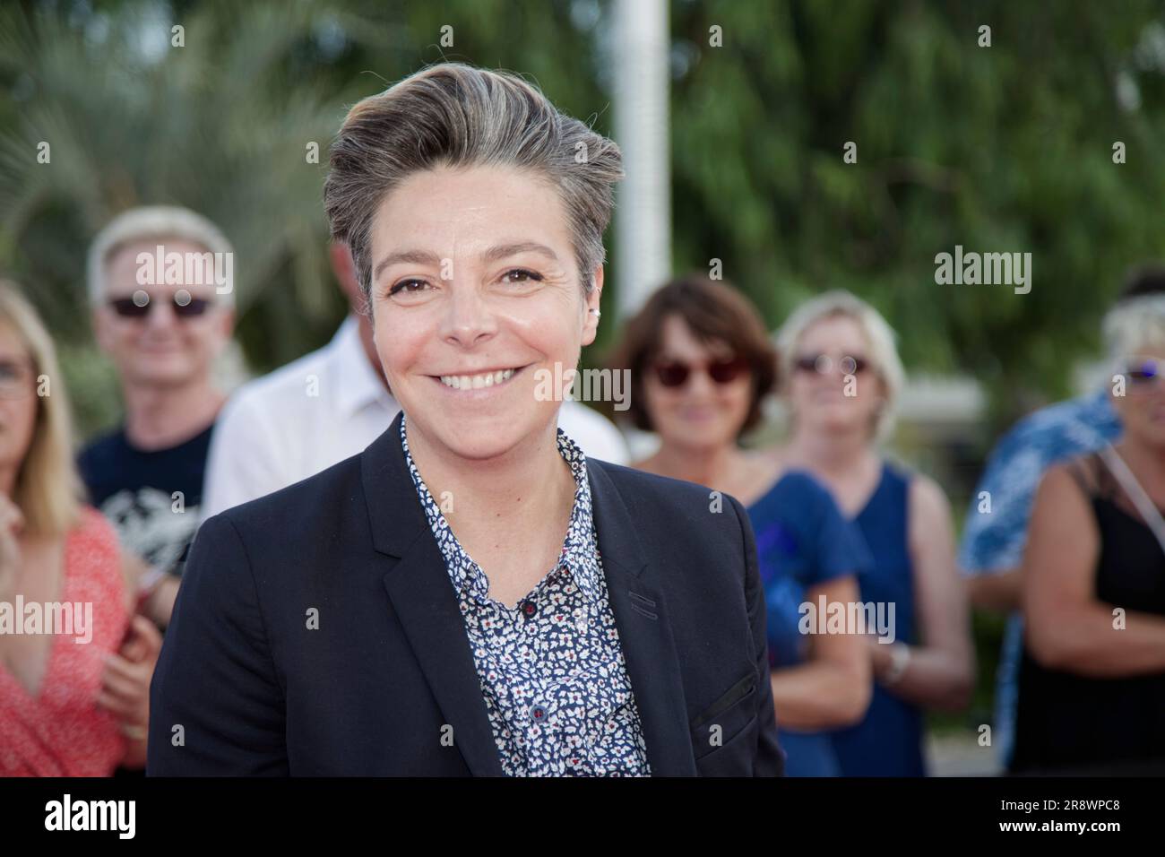 Cap d'Agde, 2nd juin 2023. Noemie Lefort, directrice, participe au festival les Herault du