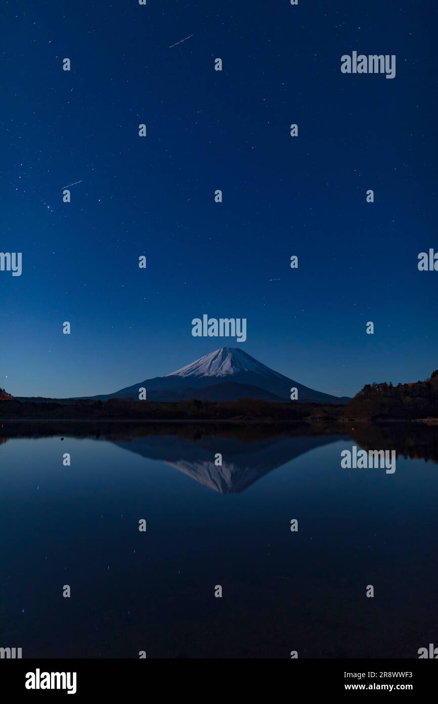 Mt. Fuji et stars Banque D'Images