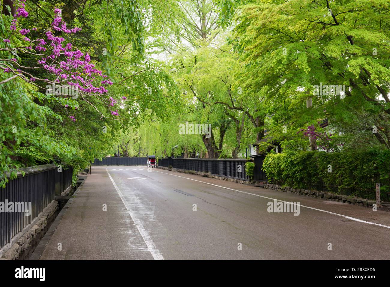 Résidences de Kakunodate samuari Banque D'Images