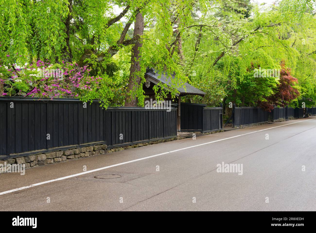 Résidences de Kakunodate samuari Banque D'Images