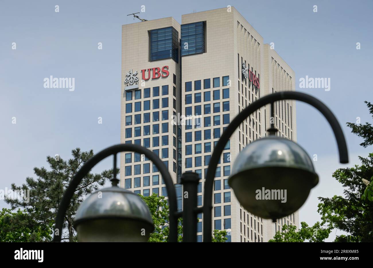 UBS Bank, Opernturm, Bockenheimer Landstraße, Frankfurt am main, Hessen, Allemagne Banque D'Images