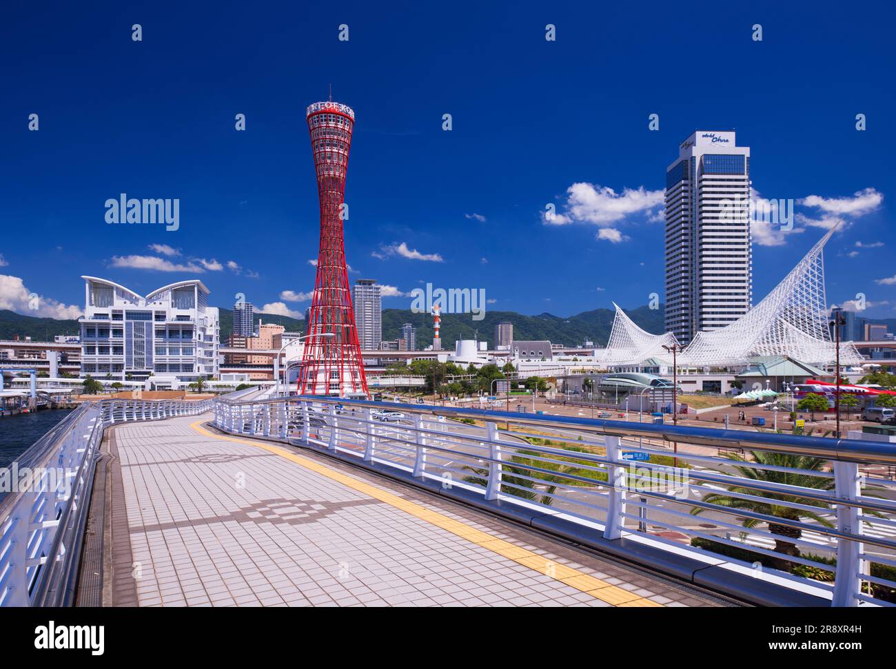 Kobe port Tower Banque D'Images