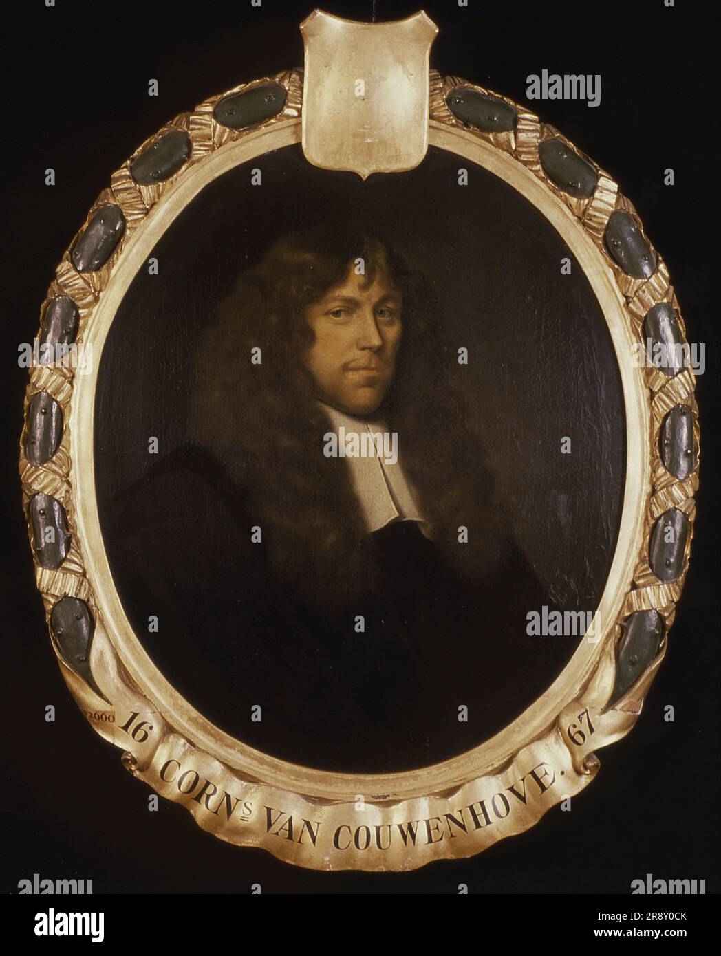 Portrait de Cornelis van Couwenhove, directeur de la Chambre de Rotterdam de la Compagnie des Indes néerlandaises, élu 1667, 1695-1722. Banque D'Images