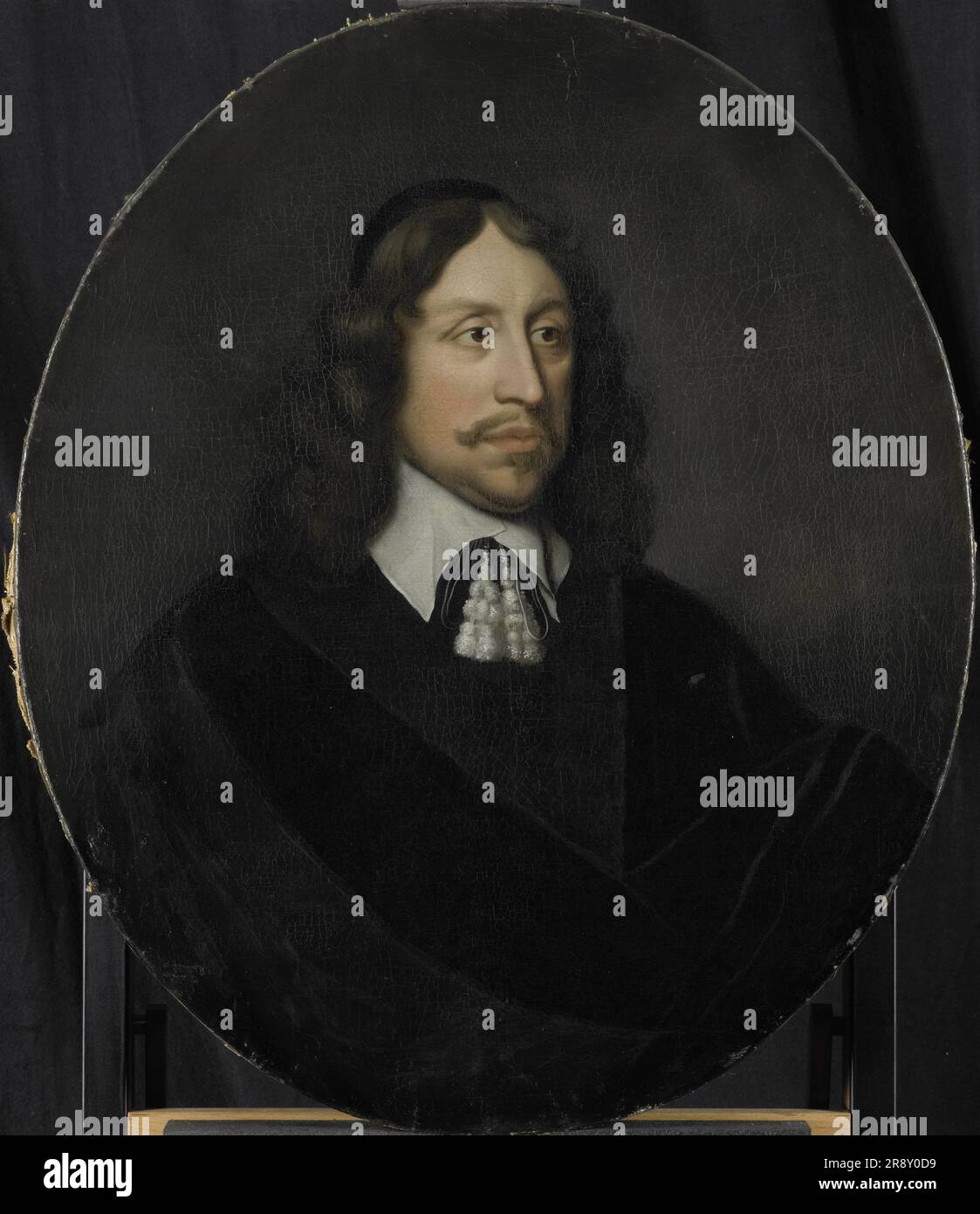 Portrait de Johan de Vries, directeur de la Chambre de Rotterdam de la Compagnie des Indes néerlandaises, élu en 1667, 1695-1722. Banque D'Images