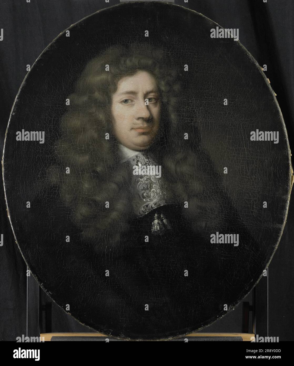Portrait de Dominicus Rosmale, directeur de la Chambre de Rotterdam de la Compagnie des Indes néerlandaises, élu 1677, 1695-1722. Banque D'Images