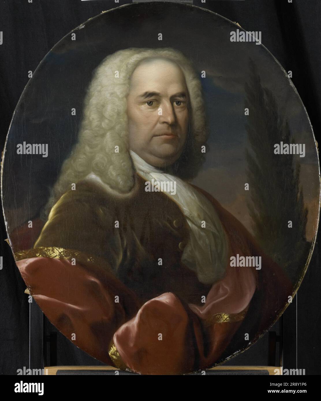 Portrait de Hugo du Bois, directeur de la Chambre de Rotterdam de la Compagnie des Indes néerlandaises, élu en 1734, 1734-1798. Banque D'Images
