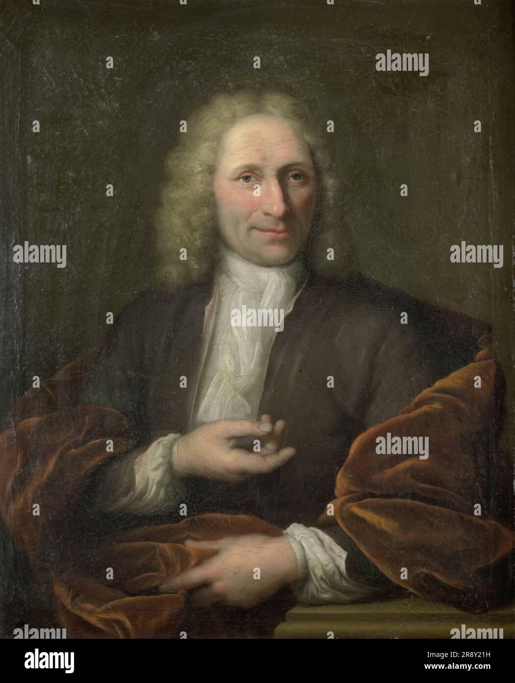 Portrait d'un homme, 1690-1750. Manière d'Arnold Boonen. Banque D'Images