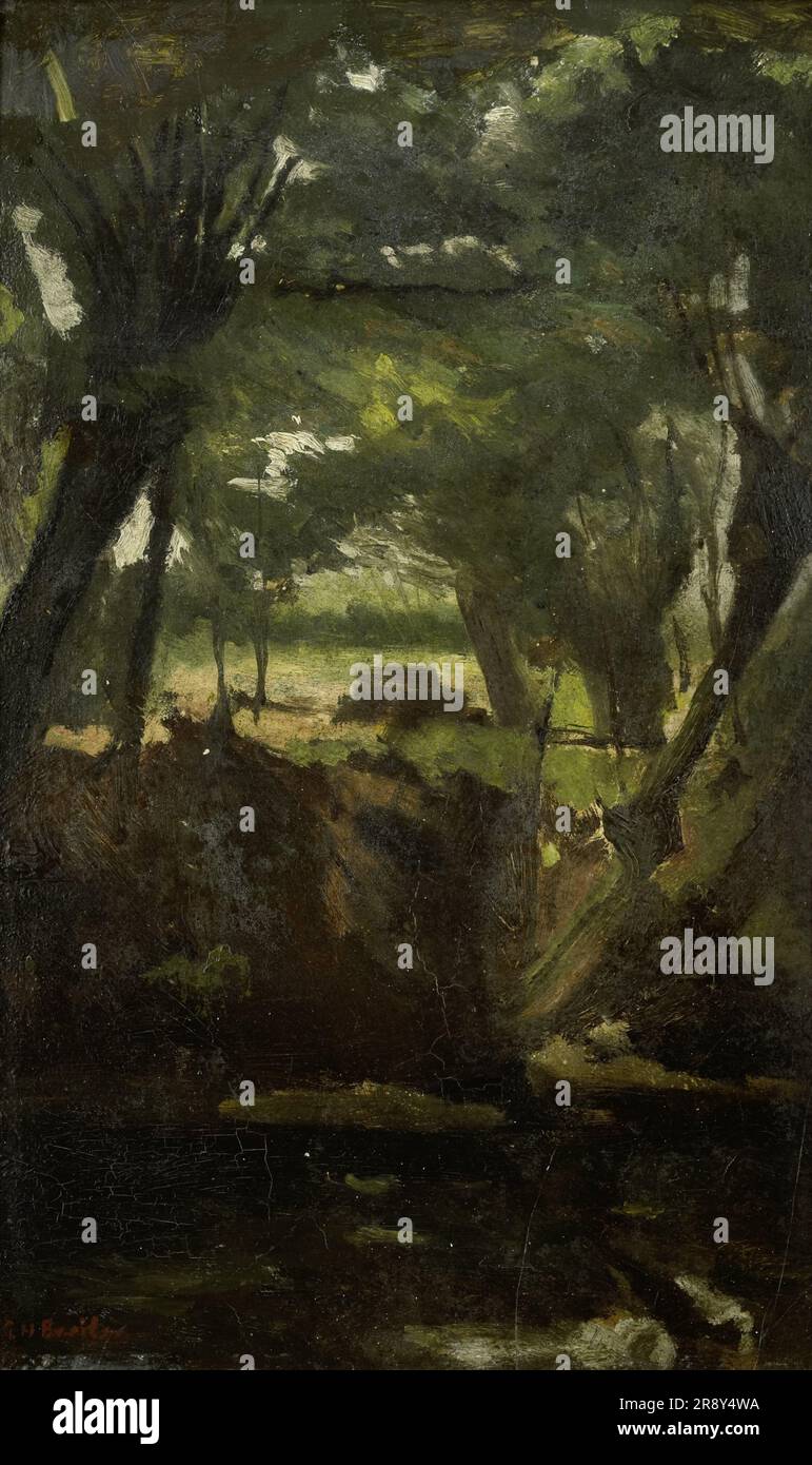 Vue dans les Bois, c.1880-c.1923. Banque D'Images