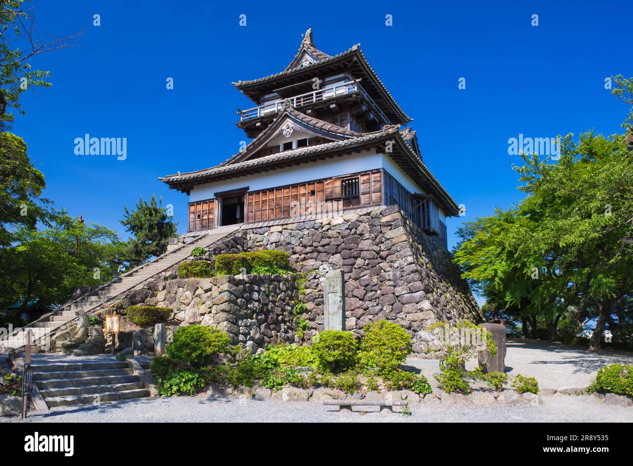 Château de Maruoka Banque D'Images