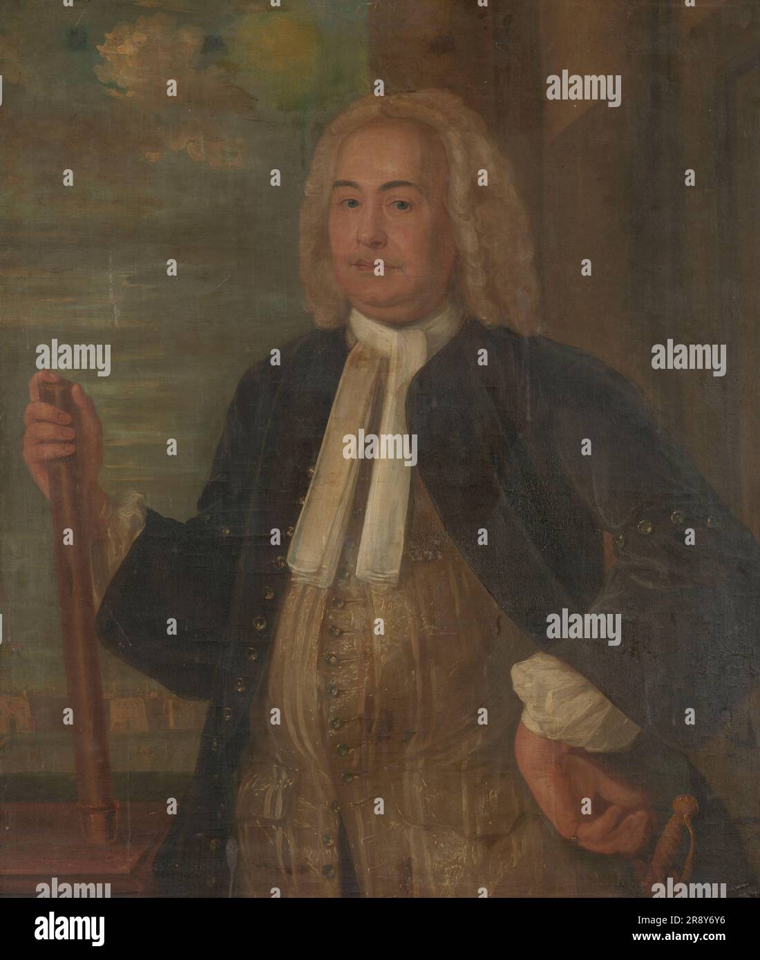 Johannes Thedens (1741-1743), c.1742. Autre titre(s): Portrait de Johannes Thedens, Gouverneur général de la Compagnie néerlandaise de l'Inde orientale. Banque D'Images