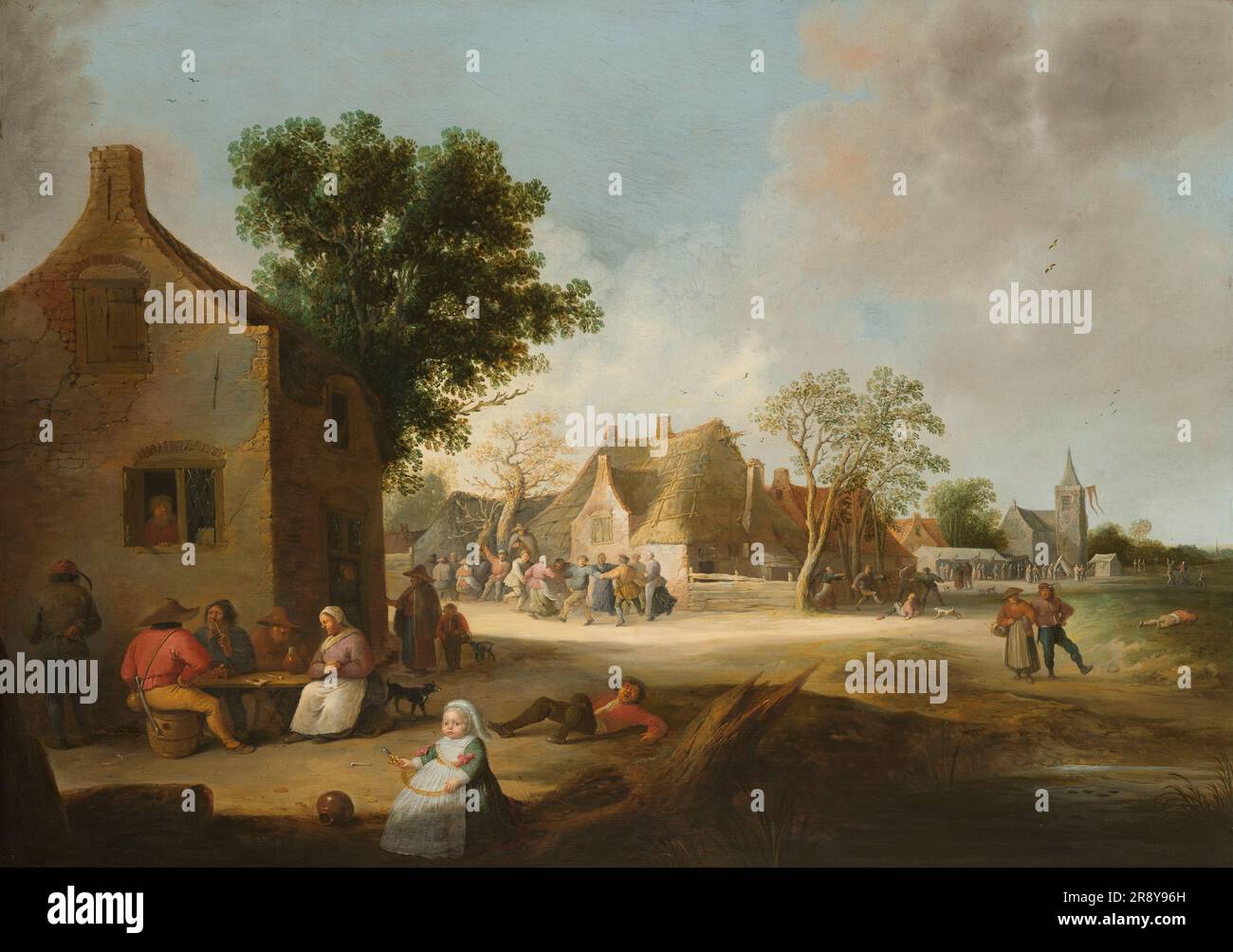 Pays Kermis, 1639. Banque D'Images