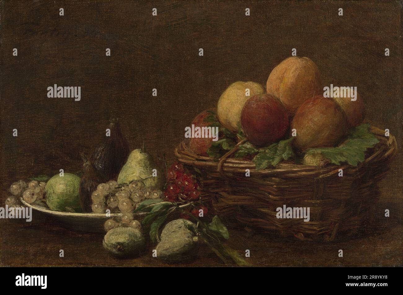 Encore la vie avec le fruit, c.1880-c.1890. Banque D'Images