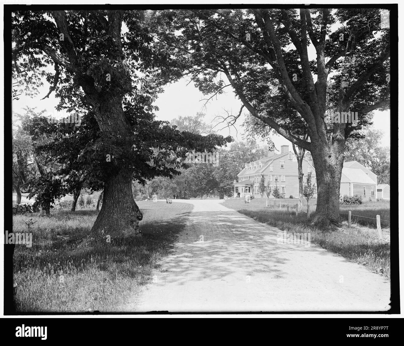 The Wayside Inn, Sudbury, Massachusetts, entre 1890 et 1901. Banque D'Images