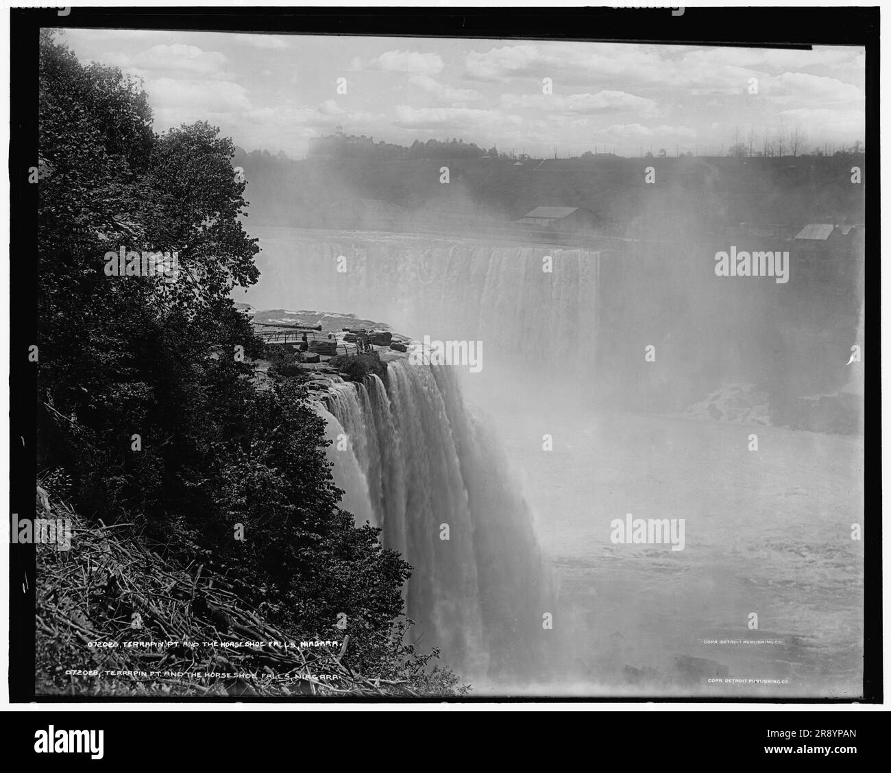 Terrapin Pt. Point et les chutes canadiennes, Niagara, c.between 1905 et 1915. Banque D'Images