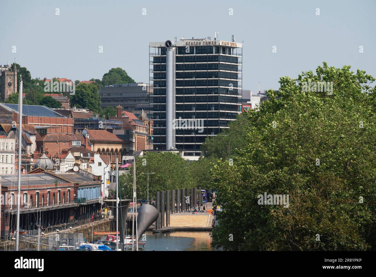 Beacon Tower, anciennement Colston Towers, dans le centre-ville de Bristol, Angleterre, Royaume-Uni Banque D'Images