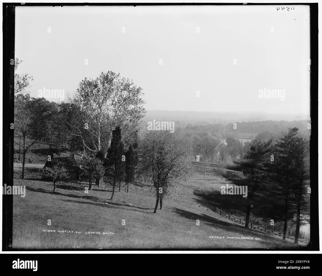 Huntley, N.J., en direction du sud, entre 1890 et 1901. Banque D'Images