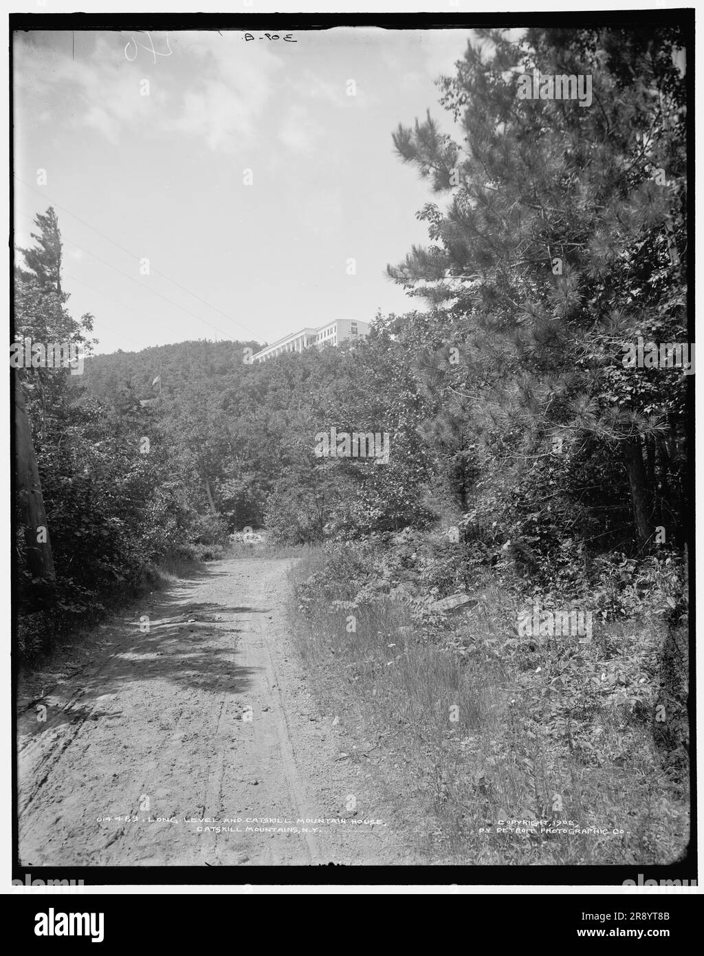 Long Level and Catskill Mountain House, Catskill Mountains, New York, c1902. Banque D'Images