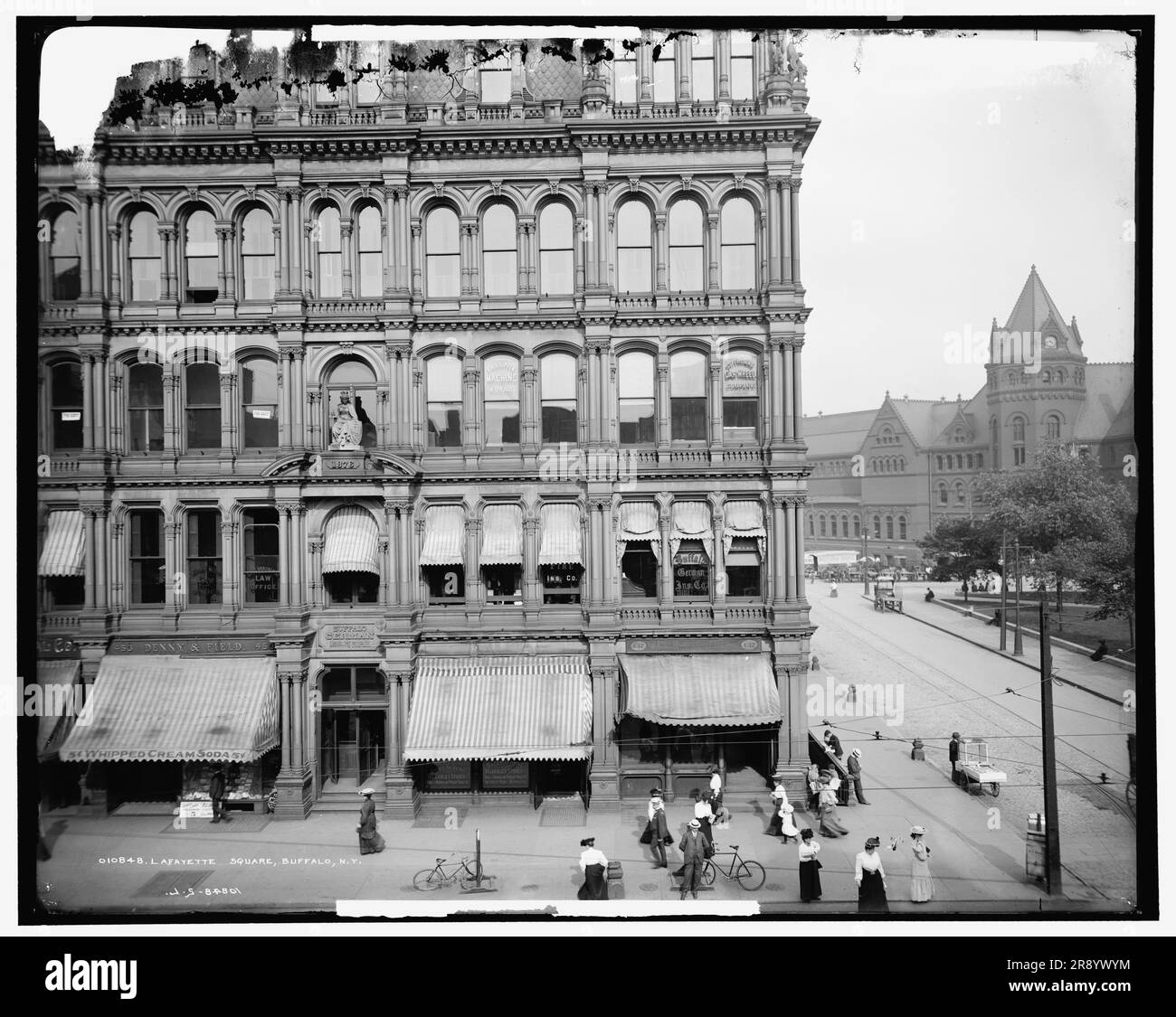 Lafayette Square, Buffalo, New York, c1905. Banque D'Images