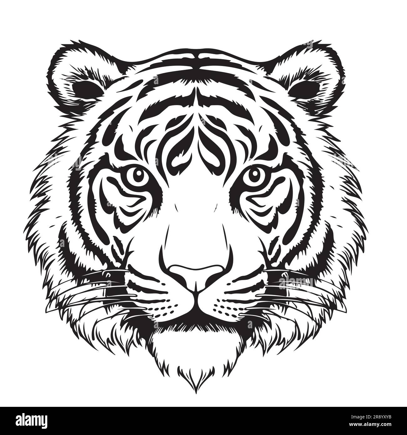 Dessin De La T te De Tigre Dessin La Main Dans Le Style Doodle dessin-de-la-t-te-de-tigre-dessin-la-main-dans-le-style-doodle