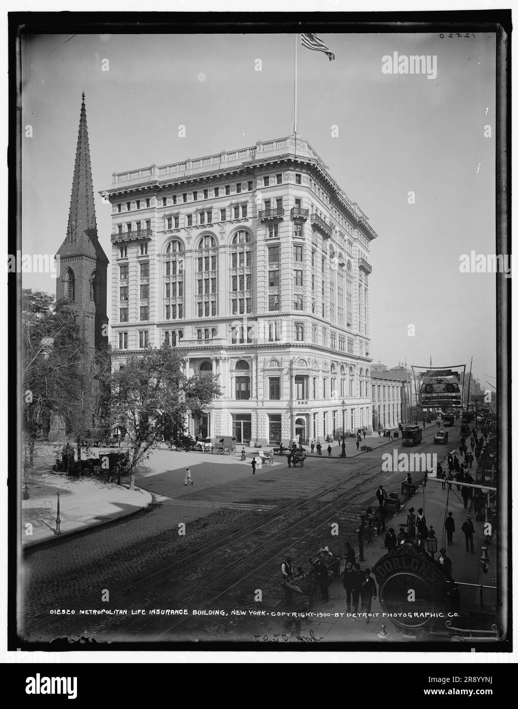 Metropolitan Life Insurance Building, New York, C1900. Banque D'Images