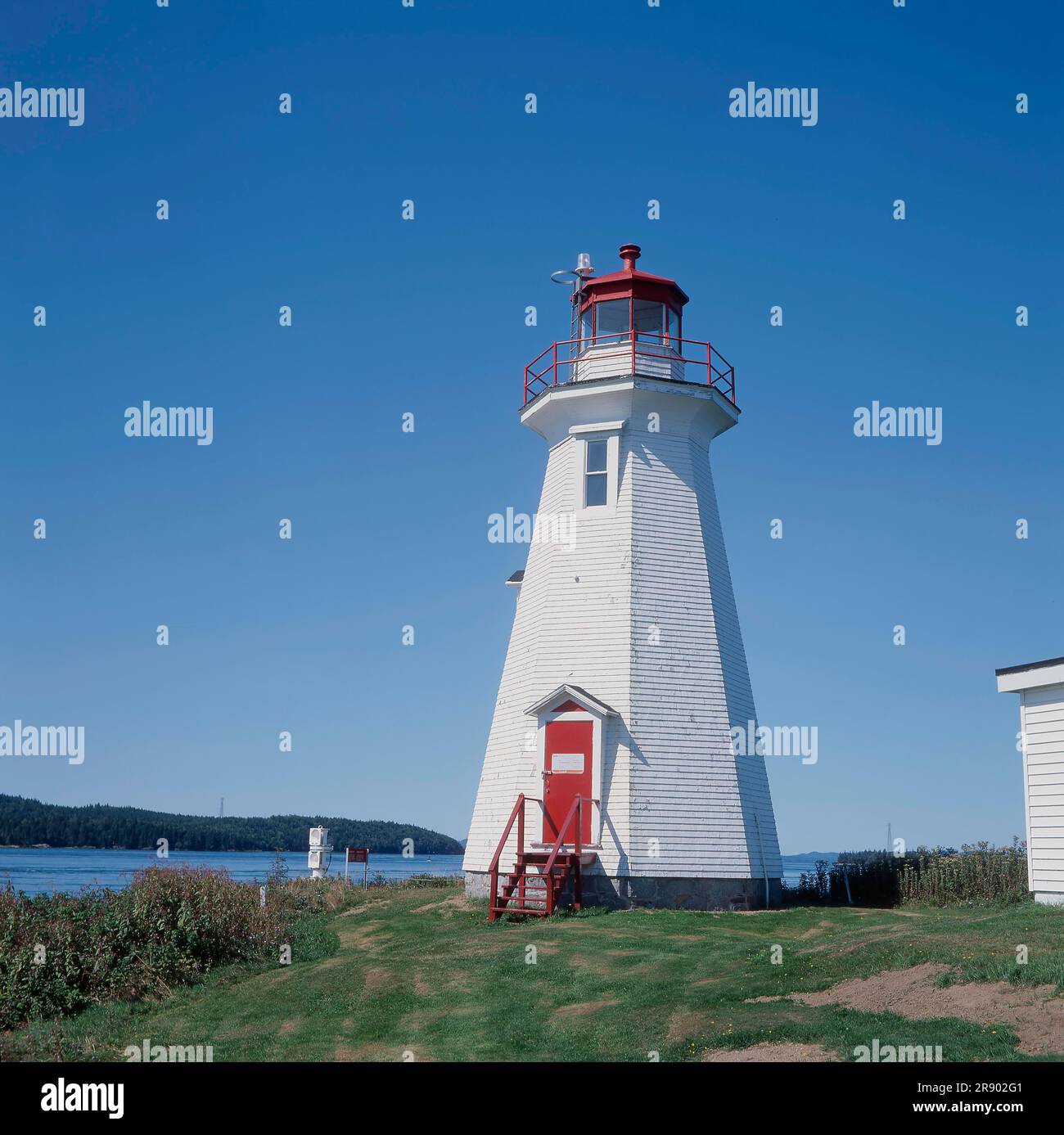 Feu de Greens point, BJ 1902, Deer Island, St. George, Nouveau-Brunswick, Kanada Banque D'Images