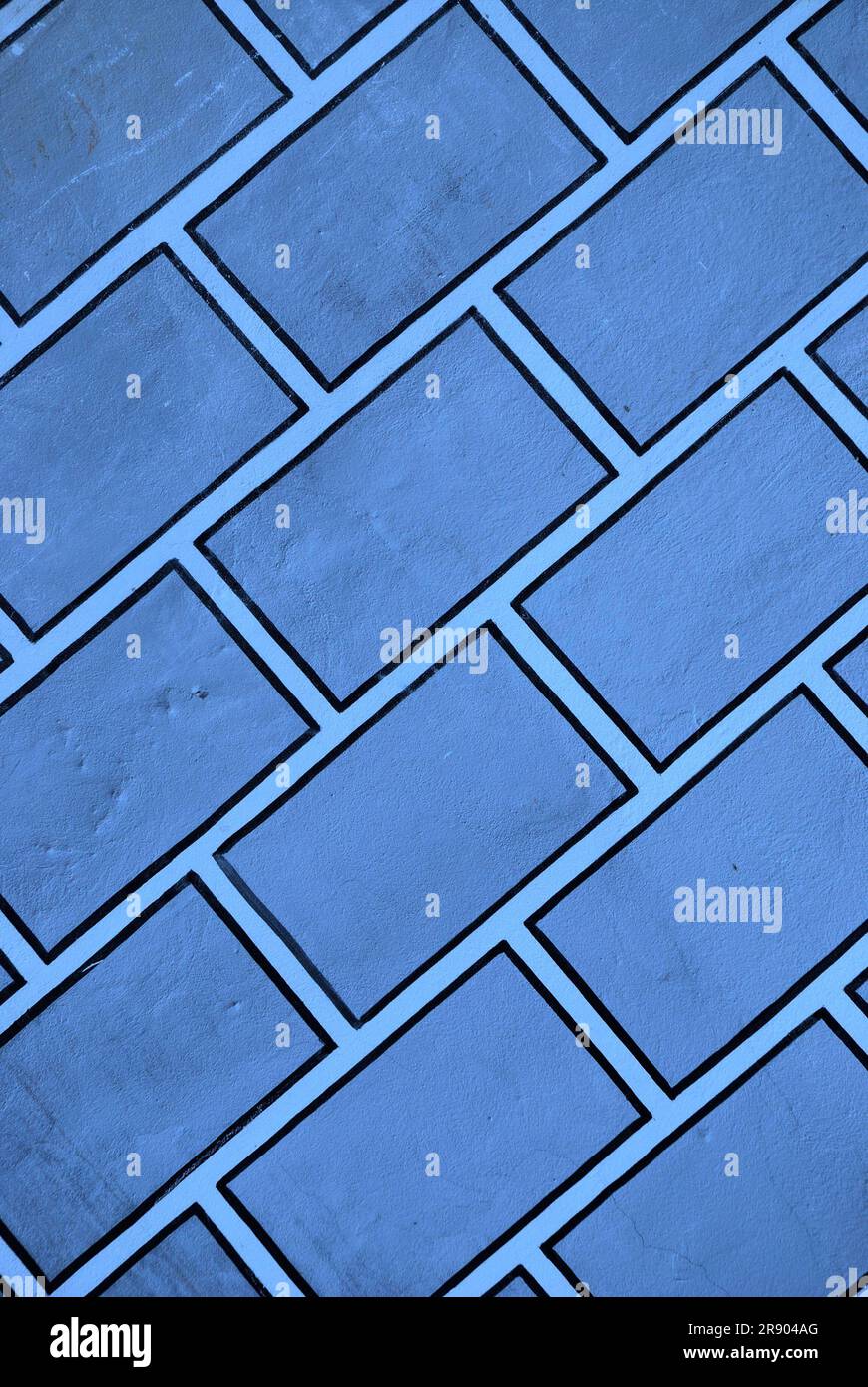 Arrière-plan de motif de mur bleu abstrait Banque D'Images