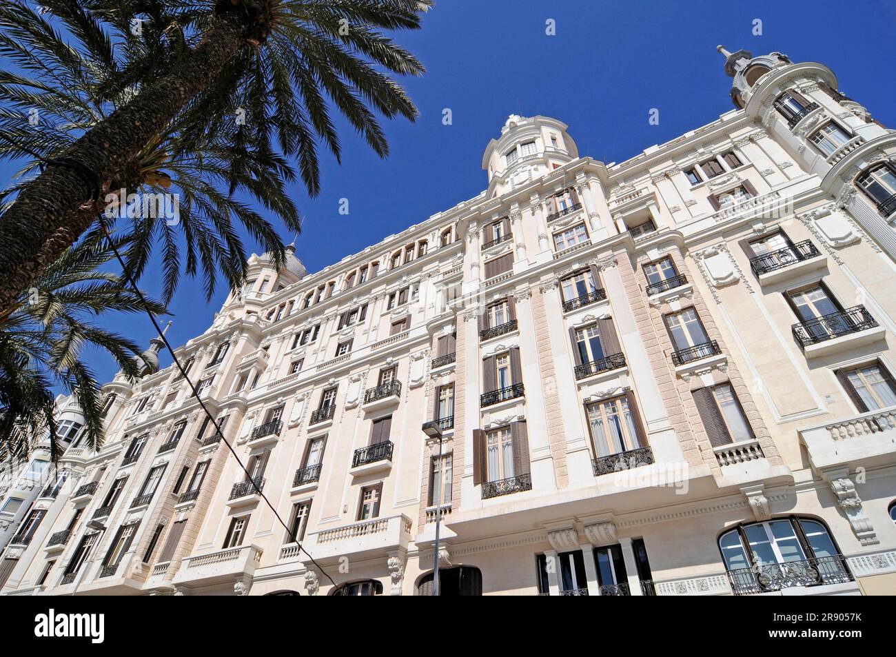 Casa Carbonell, Explanada de Espana, Alicante, Espagne Banque D'Images